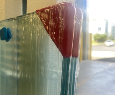 glass corner